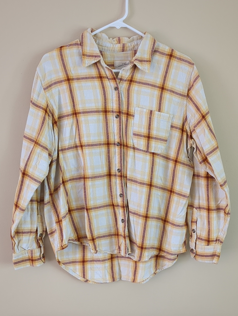 Large Universal Thread Goods Co. Plaid Flannel Shirt